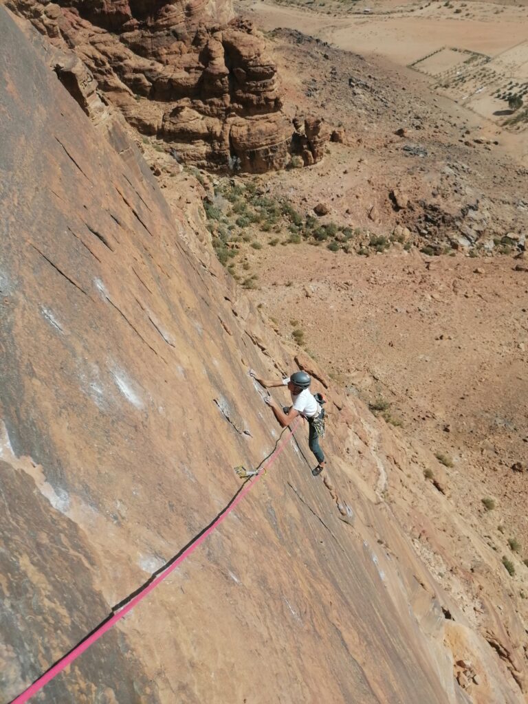 queen of the desert grande voie wadi rum jordanie escalade
