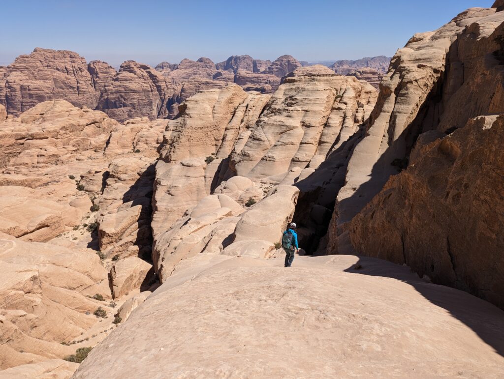 voie bedouine djebel rum grande voie wadi rum jordanie escalade