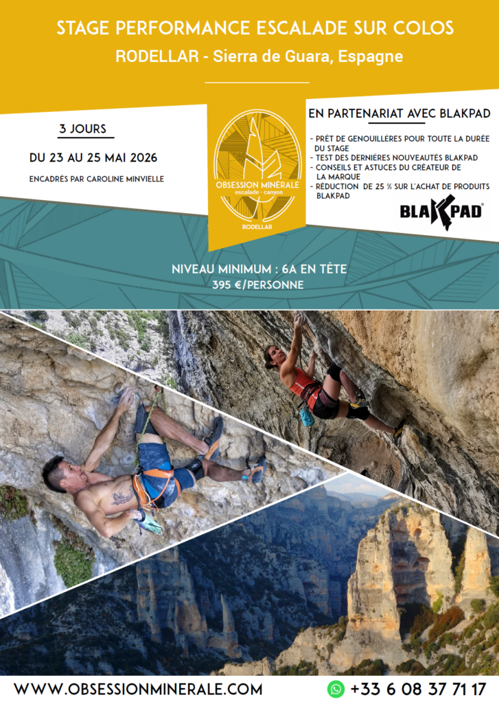 Obsession Minérale - Escalade et canyoning à Rodellar et en Royans-Vercors