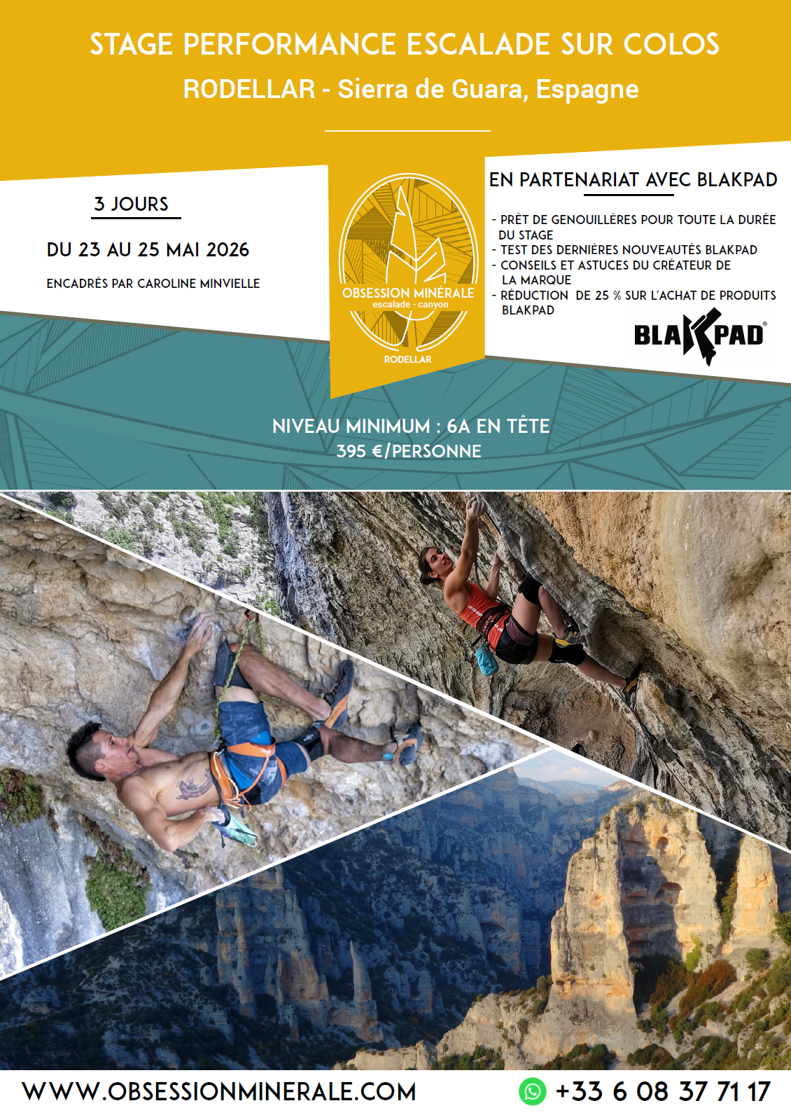 stage performance perf escalade grimpe colos